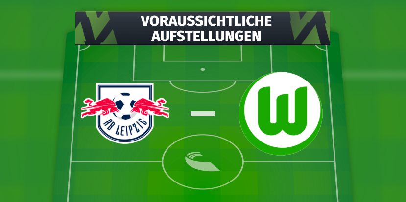 RB Leipzig – VfL Wolfsburg: Die voraussichtlichen Aufstellungen